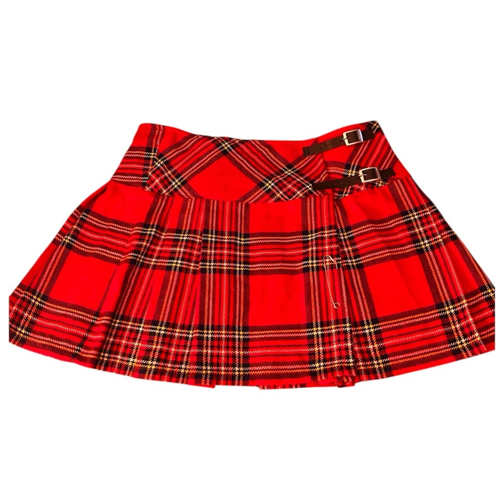 New Scottish Mini Ladies Skirt Royal Stewart Tartan/Women Mini Skirt Kilt